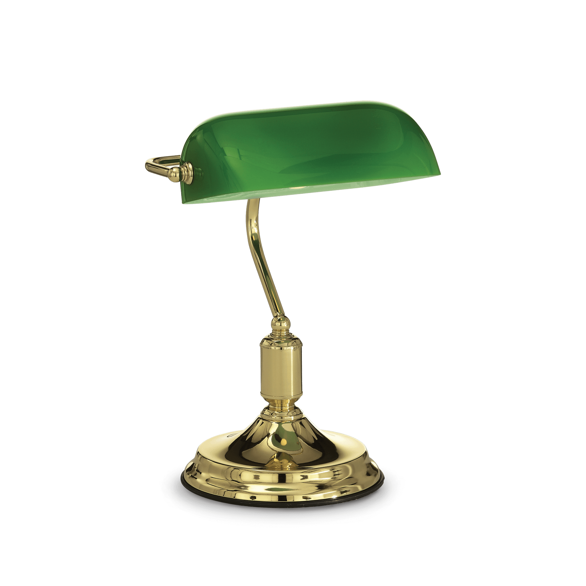 Candeeiro de mesa LAWYER TL1 dourado Ideal lux