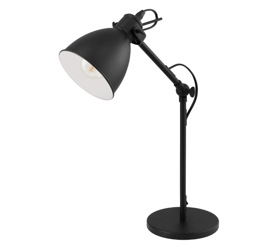 Candeeiro de mesa PRIDDY preto Eglo