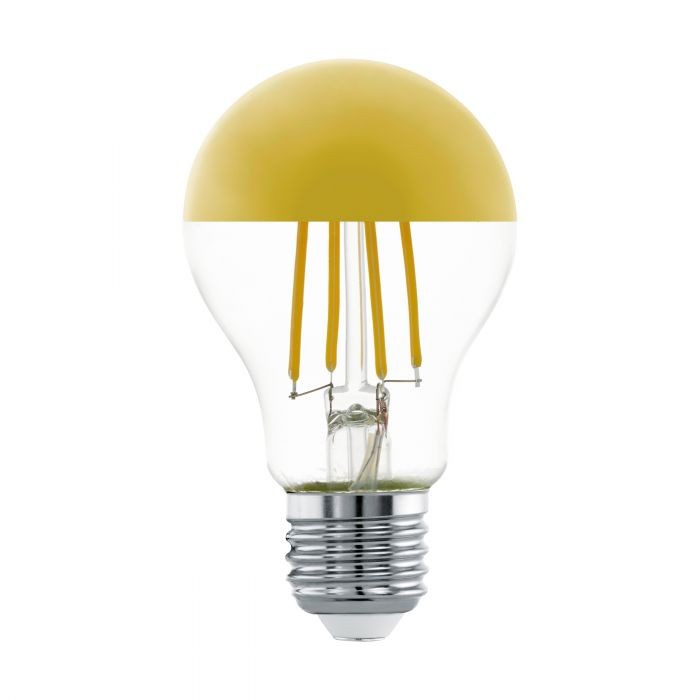 Lâmpada LED E27 Espelhada Dourada Eglo