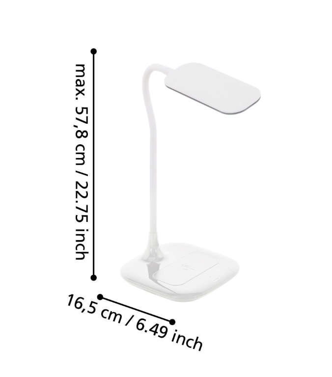 Candeeiro de mesa MASSERIE branco Eglo